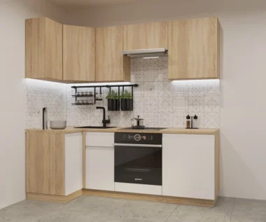 Кухня модульная угловая Дания Т03 фото 1